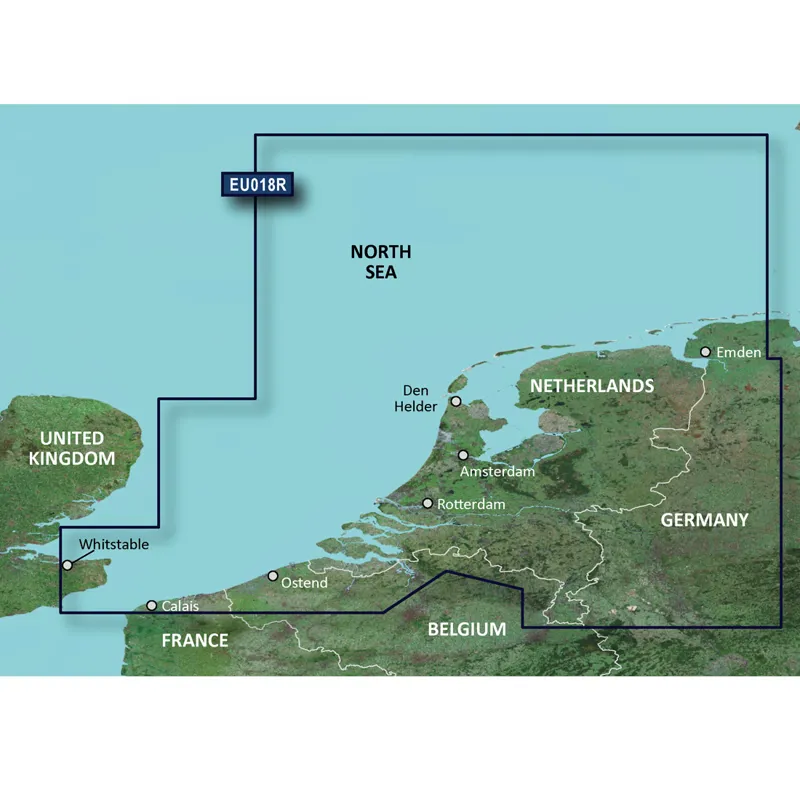 Garmin BlueChart g2 HD Benelux Offshore and Inland Waters HXEU018R