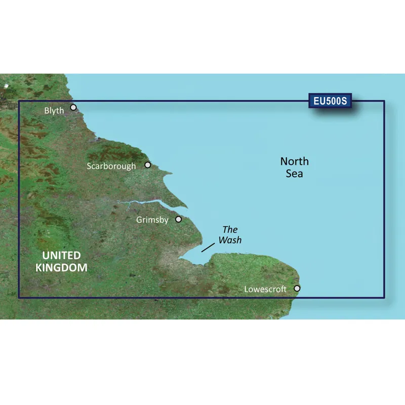 Garmin BlueChart g2 Vision HD Blyth-Lowestoft VEU500S