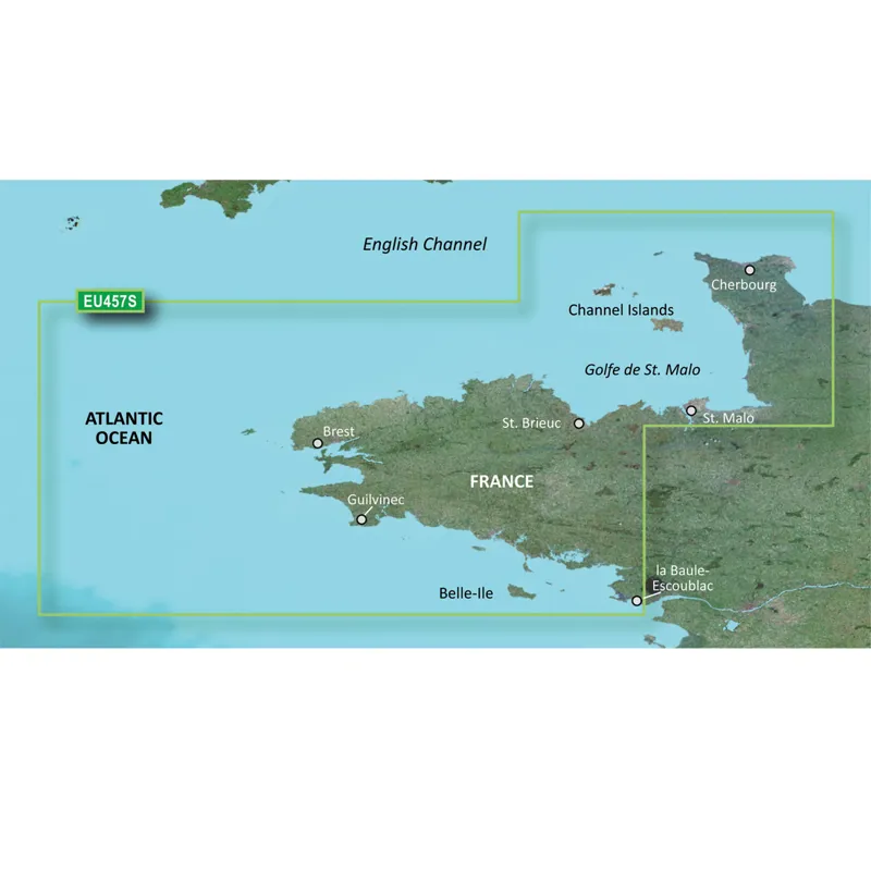 Garmin BlueChart g2 Vision HD Bretagne VEU457S