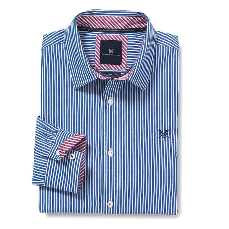 Crew Classic Stripe Shirt in Blue