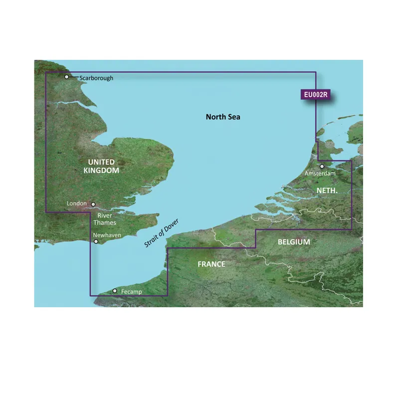 Garmin BlueChart g2 HD S/E England-Belux Inland Waters HXEU002R