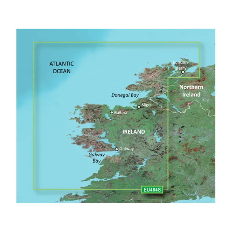 Garmin BlueChart g2 Vision HD Ireland North-West VEU484S