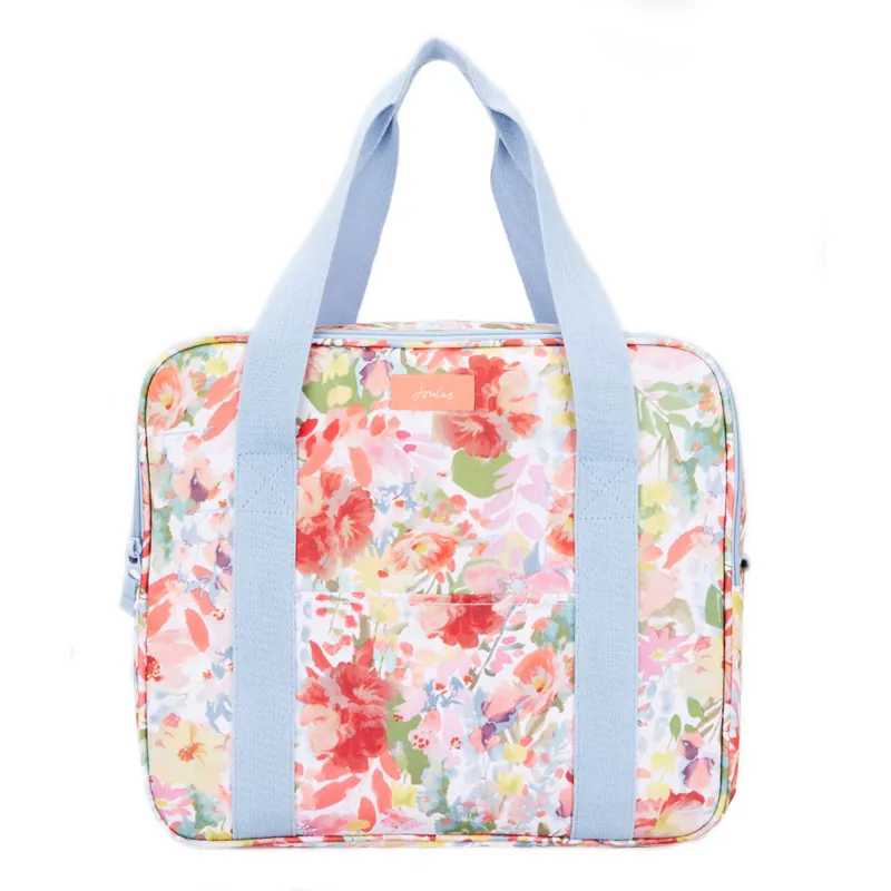 2019 Joules White Floral Coolbag