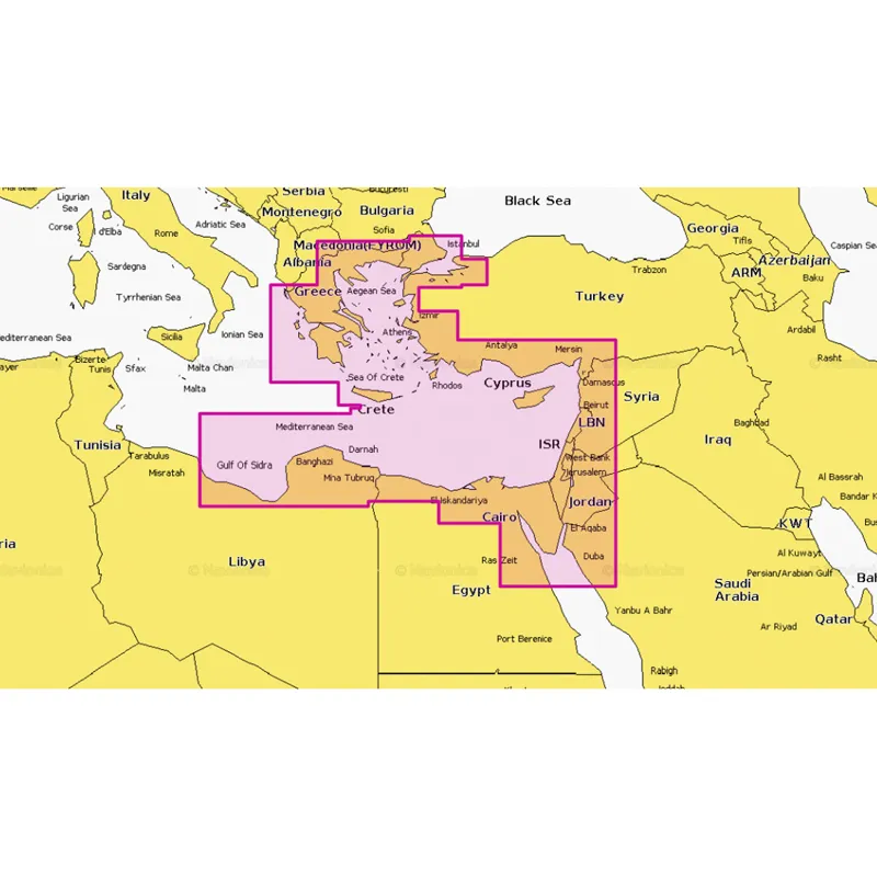 Navionics Platinum+ Mediterranean East