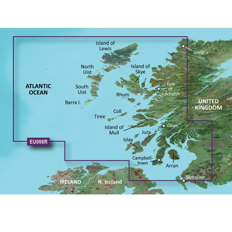 Garmin BlueChart g2 Vision HD Scotland, West Coast VEU006R