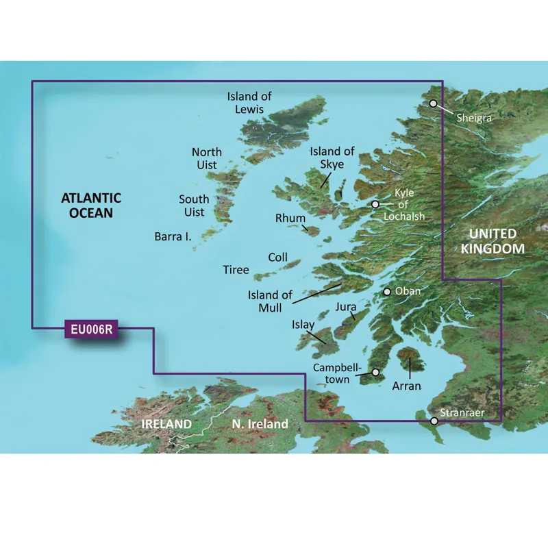Garmin BlueChart g2 HD Scotland, West Coast HXEU006R