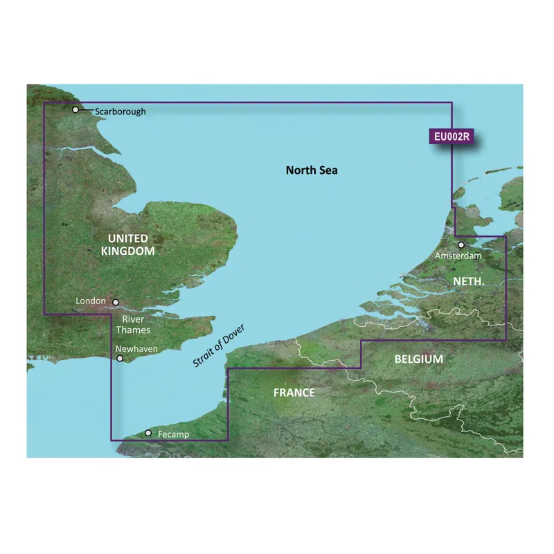 Garmin BlueChart g2 Vision HD S/E England-Belux Inland Waters VEU002R