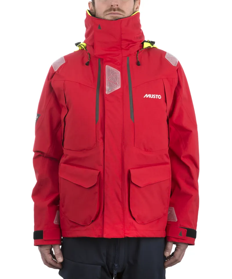 2018 Musto Mens BR2 Offshore Jacket in Red-2