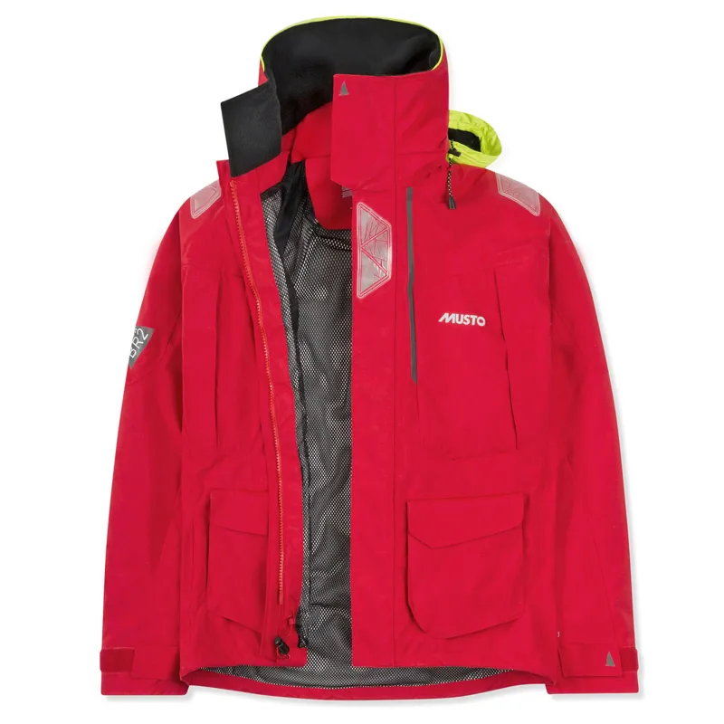 2018 Musto Mens BR2 Offshore Jacket in Red