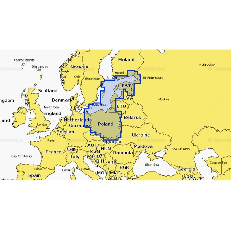 Navionics Platinum+ South Baltic