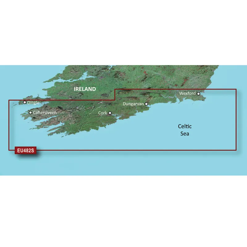 Garmin BlueChart g2 Vision HD Wexford to Dingle Bay VEU482S