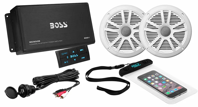 Boss Marine ASK902B.6 Bluetooth Amp/Speaker Sound System