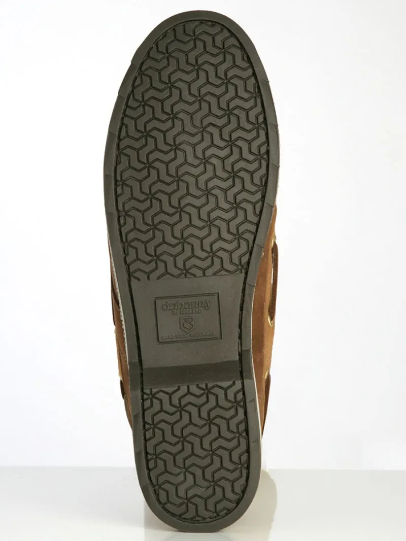 Dubarry Clipper Mens Deck Shoe in Navy Brown-1