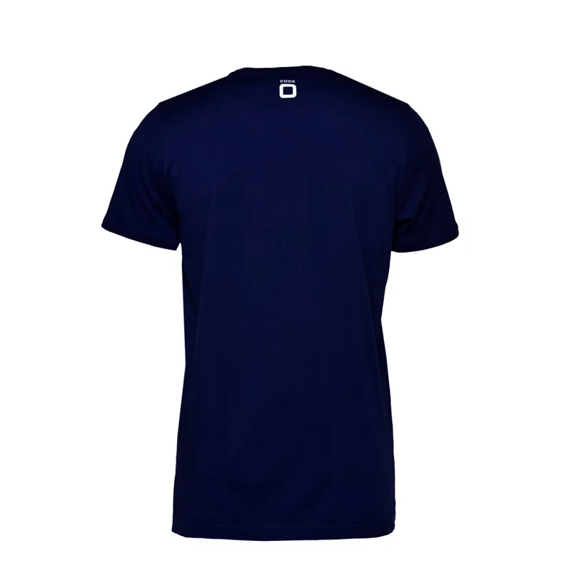 Code Zero Tack Down T-Shirt in Blue-1