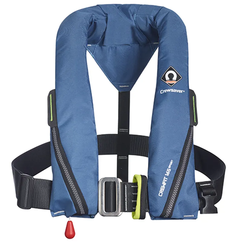 Crewsaver Crewfit 165N Auto with Harness in Blue