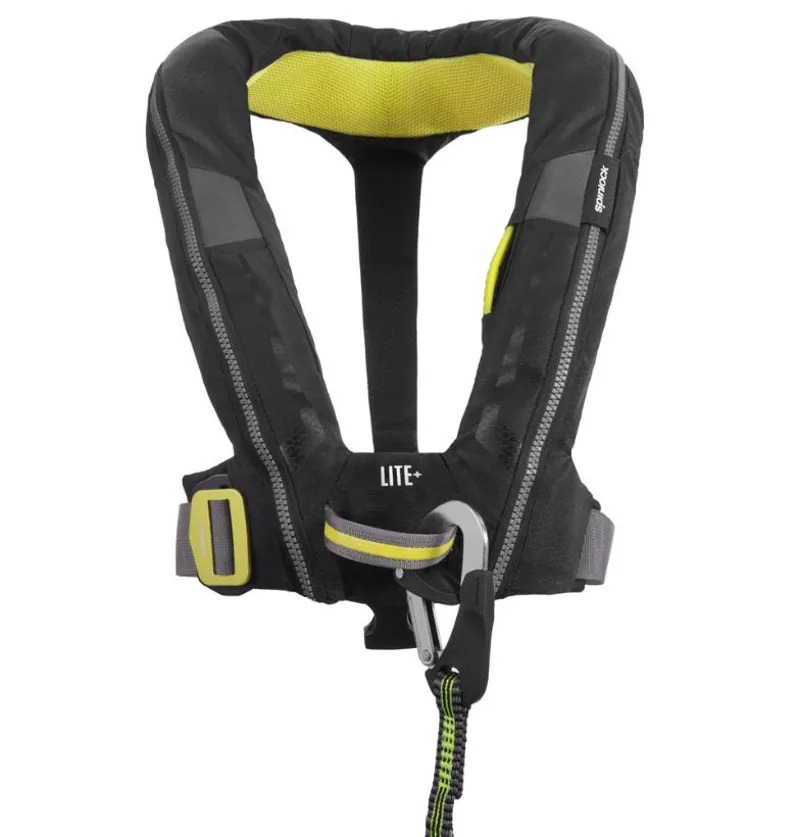 Spinlock Deckvest Lite+ 170N Lifejacket in Black-1