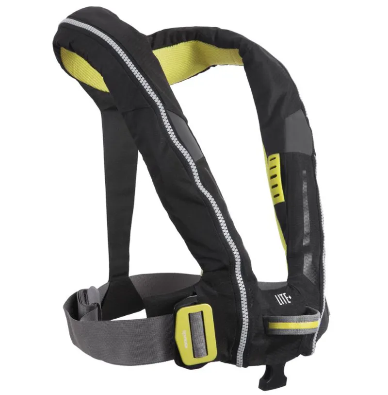 Spinlock Deckvest Lite+ 170N Lifejacket in Black-3