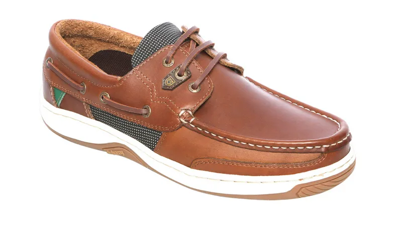 Dubarry Regatta Mens Deck Shoe in Tan Leather