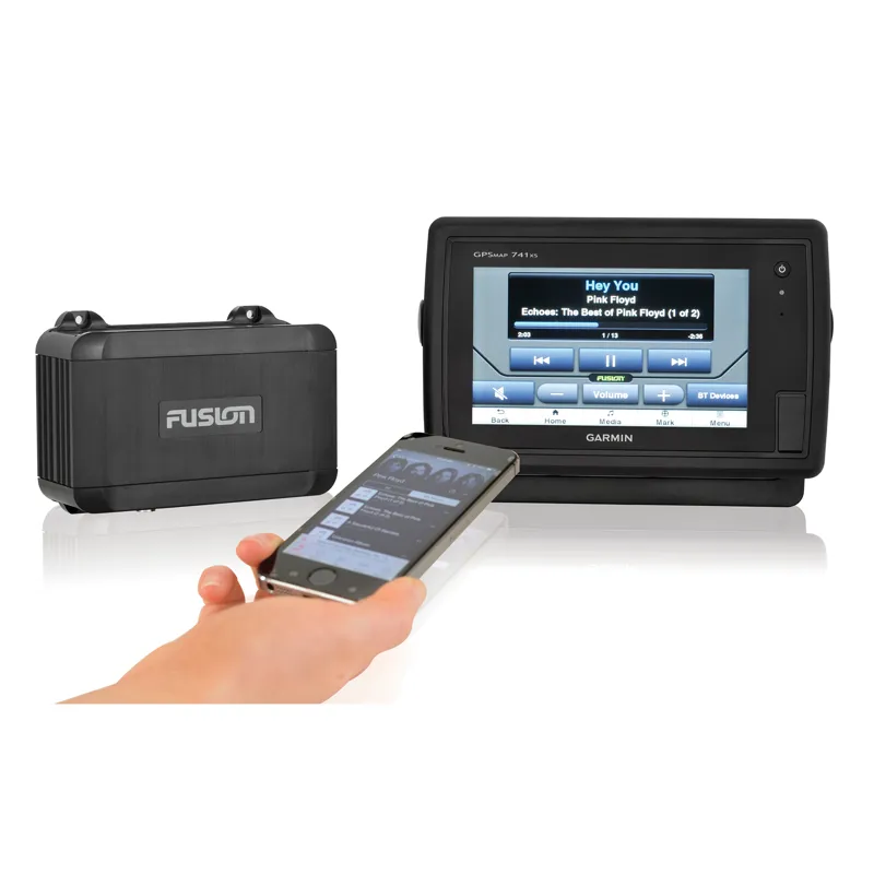 Fusion Marine Black Box with Bluetooth Wired Remote-2