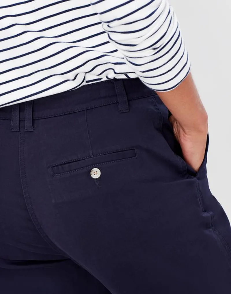 Joules Hesford Cropped Chinos Navy-2