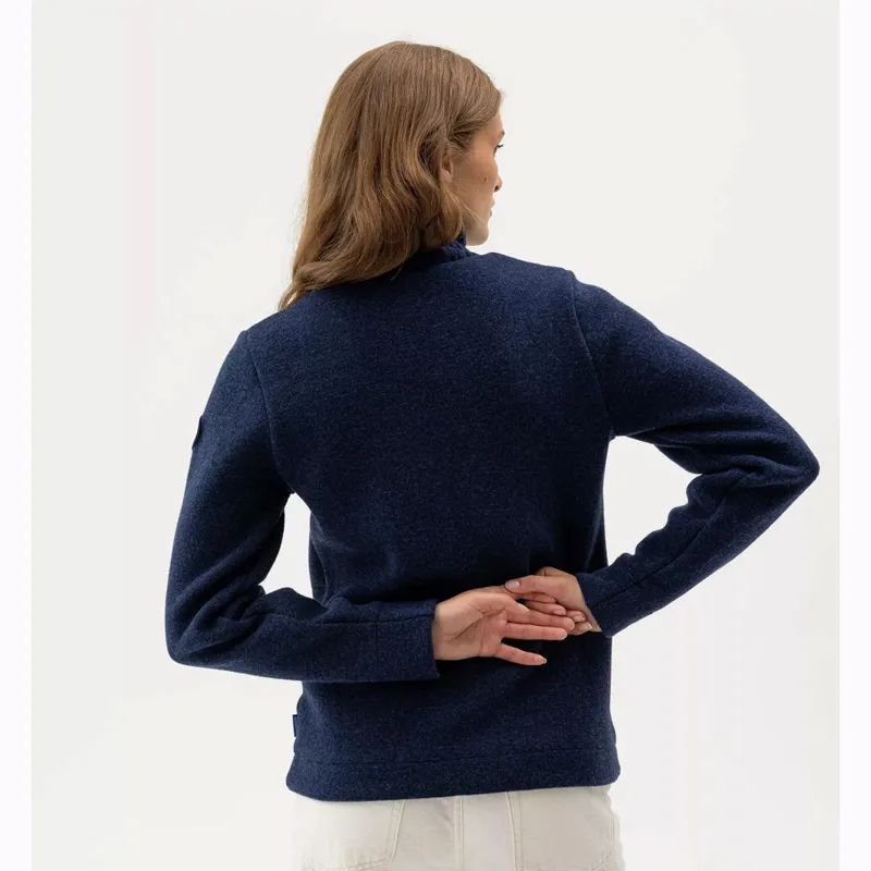 Holebrook Claire Fullzip Windproof Dark Blue Jumper-1