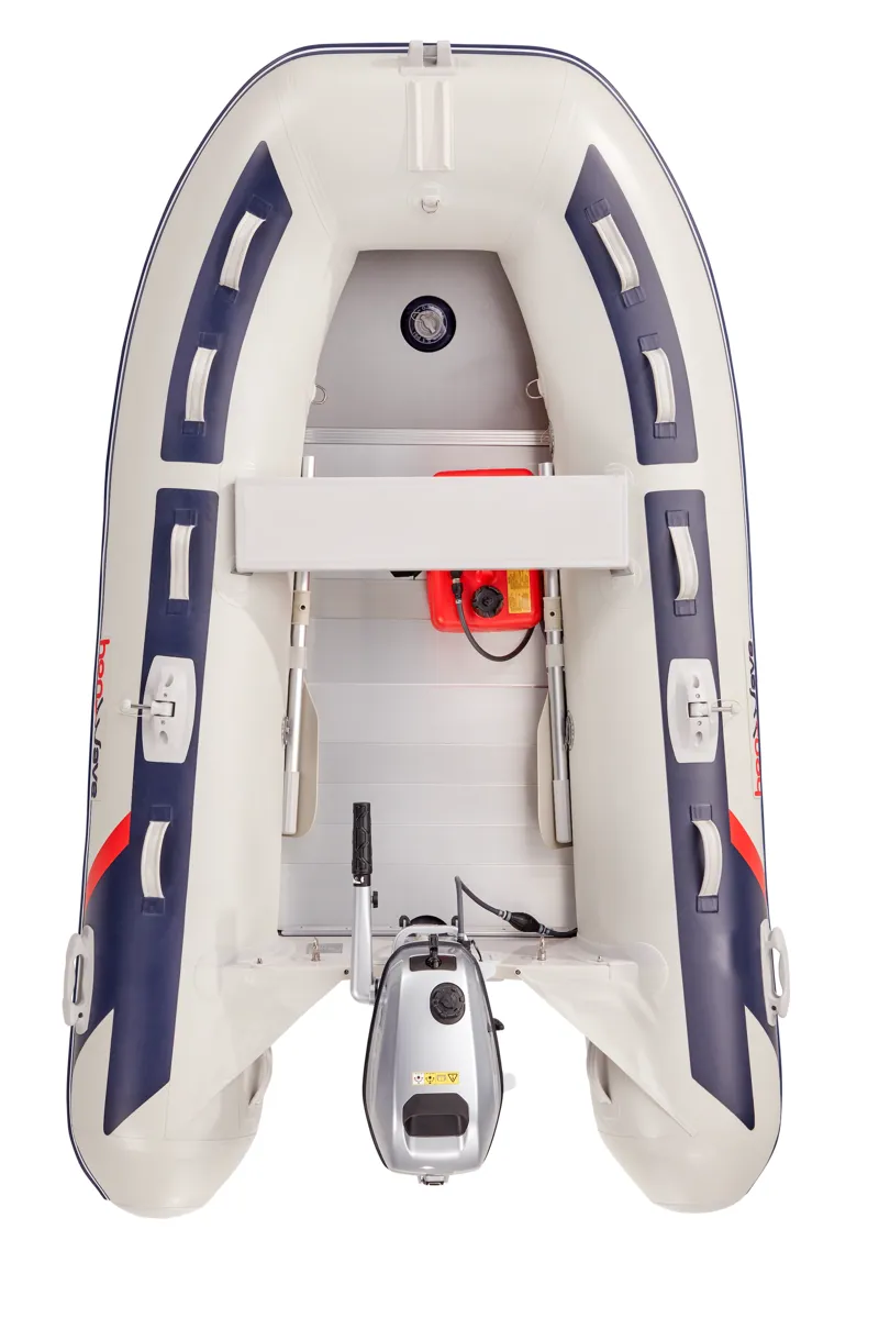 Honwave T25 Alloy Floor With Honda 5hp-1