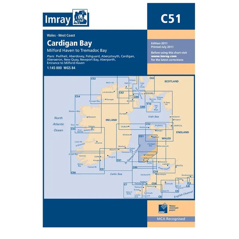Imray C51 Cardigan Bay
