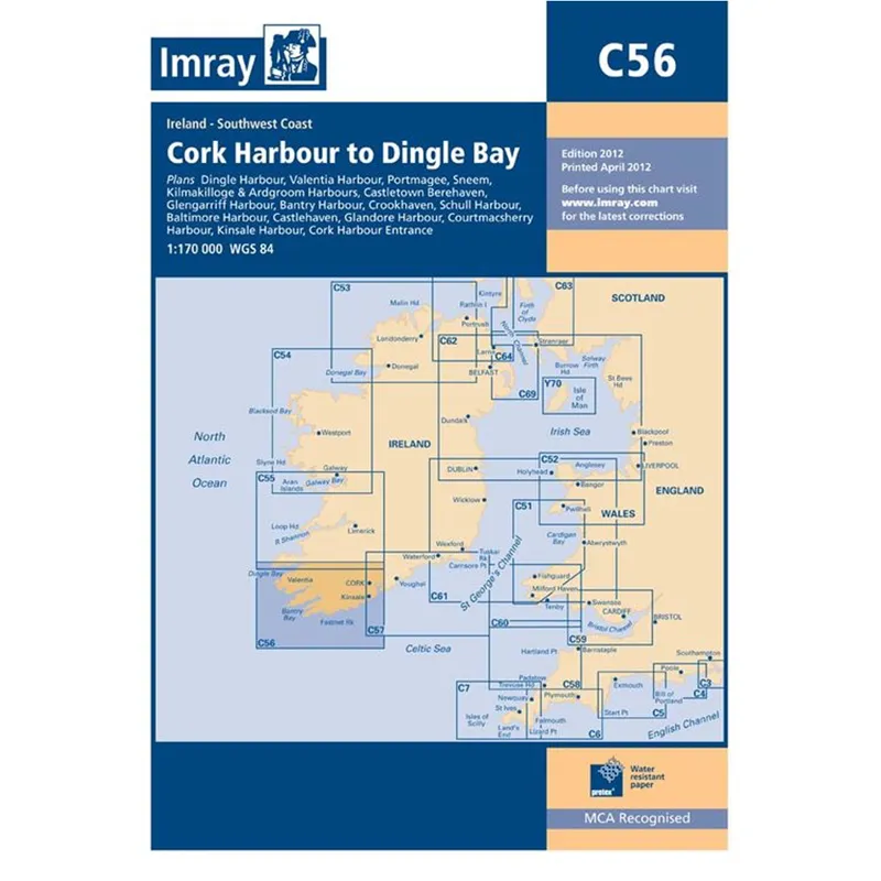 Imray C56 Cork Harbour To Dingle Bay