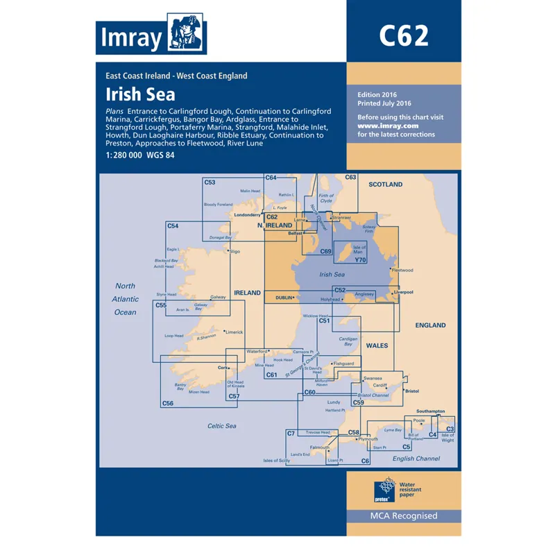 Imray C62 Irish Sea