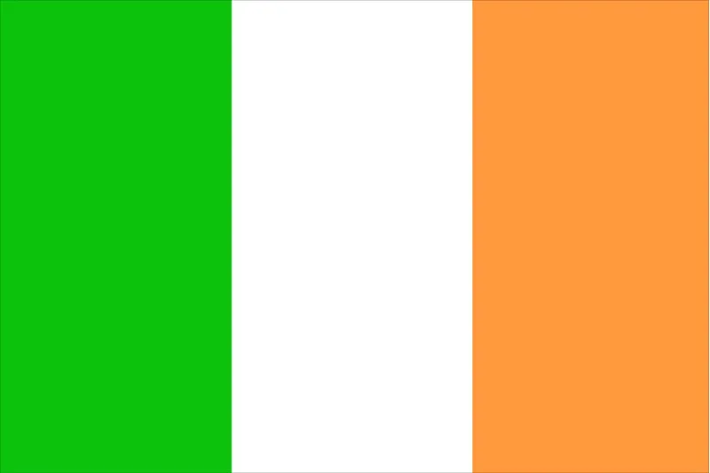 Irish Courtesy Flag - 30 x 45cm Sewn