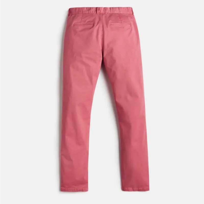 Joules Mens Laundered Chinos in Pink-1