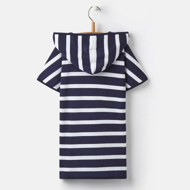 Joules Rock Pooler Cover Up in Navy Stripe-1
