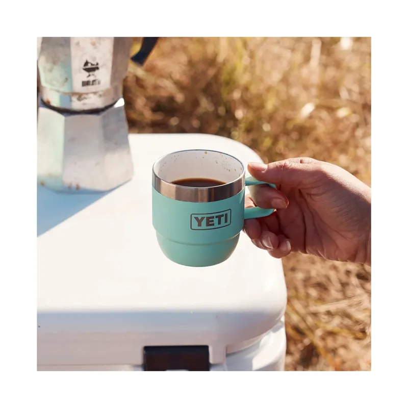 Yeti Rambler 6oz Ceramic Stackable Mugs White-5