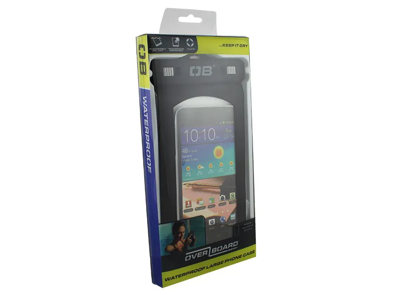 Overboard Waterproof Large Phone Case Black-4