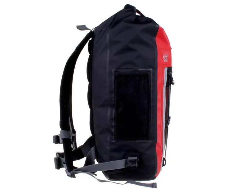 Overboard Pro Sport 30 Litre Waterproof Backpack in Red-2