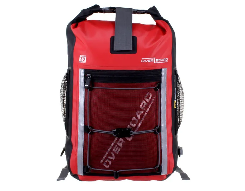 Overboard Pro Sport 30 Litre Waterproof Backpack in Red