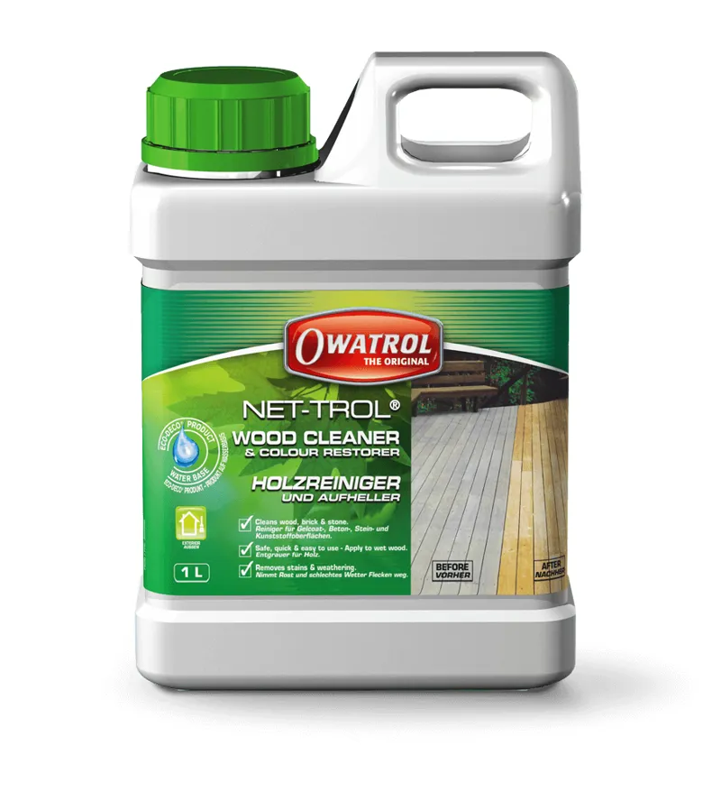 Owatrol Net-trol Wood Cleaner  and  Restorer - 1 Litre