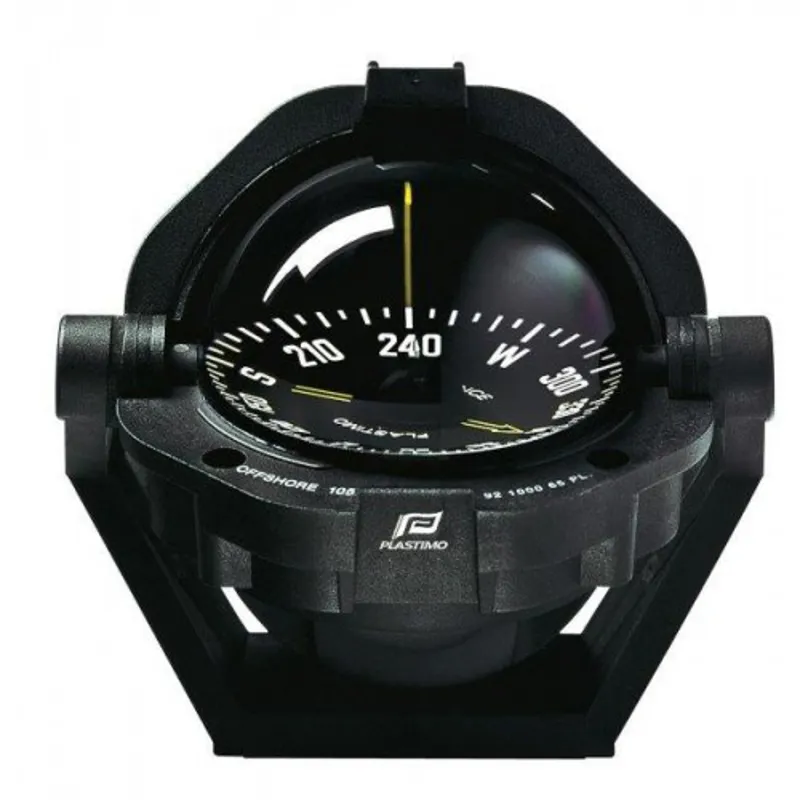 Plastimo Offshore 105 Compass Black Flushmount-1