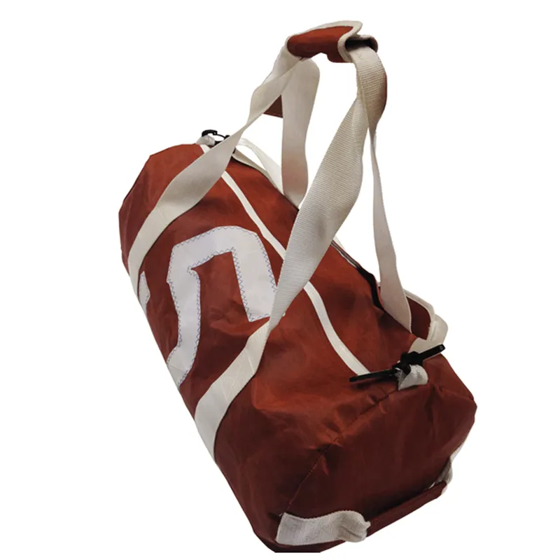 Sailcloth Medium Barrel Bag in Tan