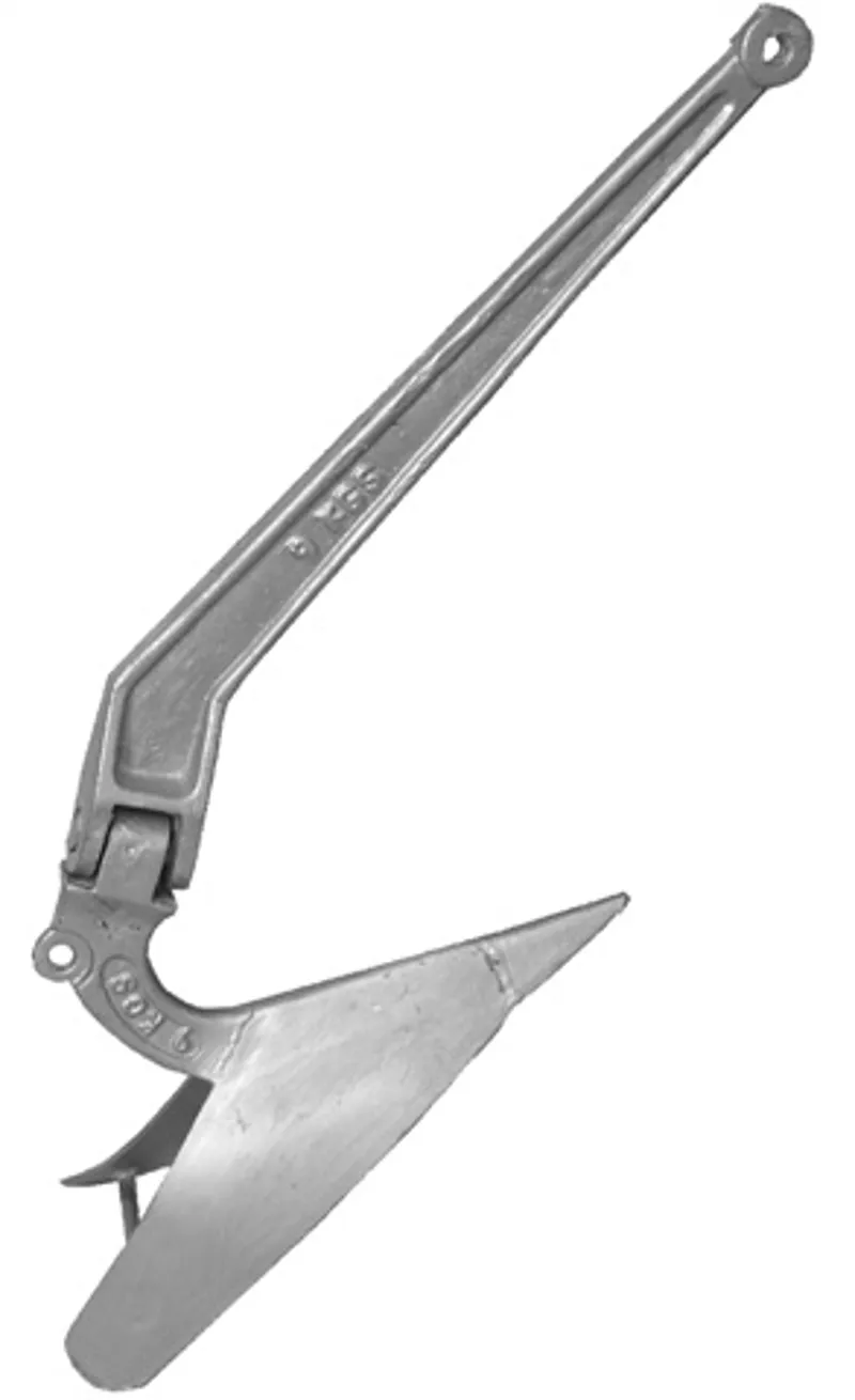 Galvanised Plough Anchor CQR Type