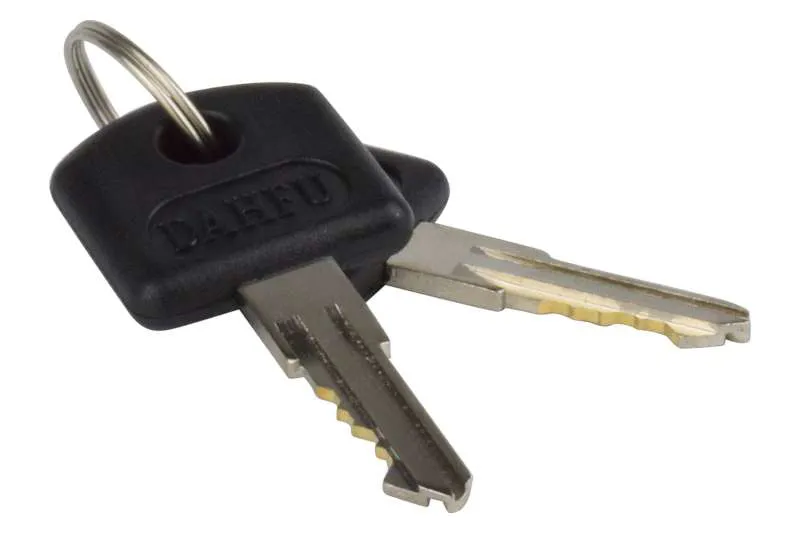 Replacement Oval Barrel Lock for SAS HD1 Trailer Clamp Supaclamp with 2 keys-3