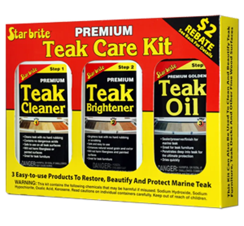 Starbrite Teak Care Kit 3 x 475ml