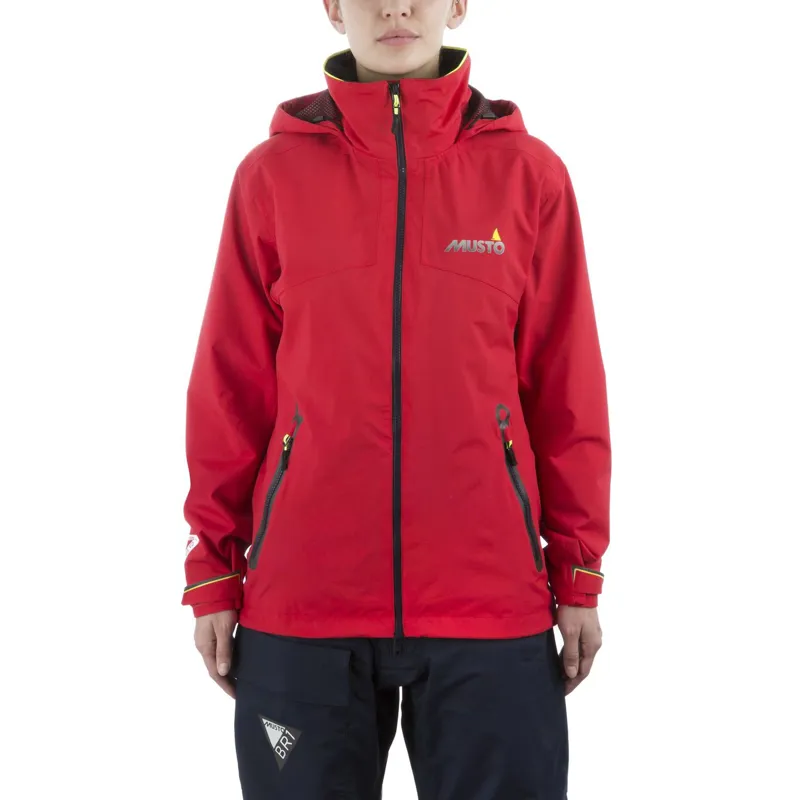 Musto BR1 Womens Inshore Jacket in Red-2
