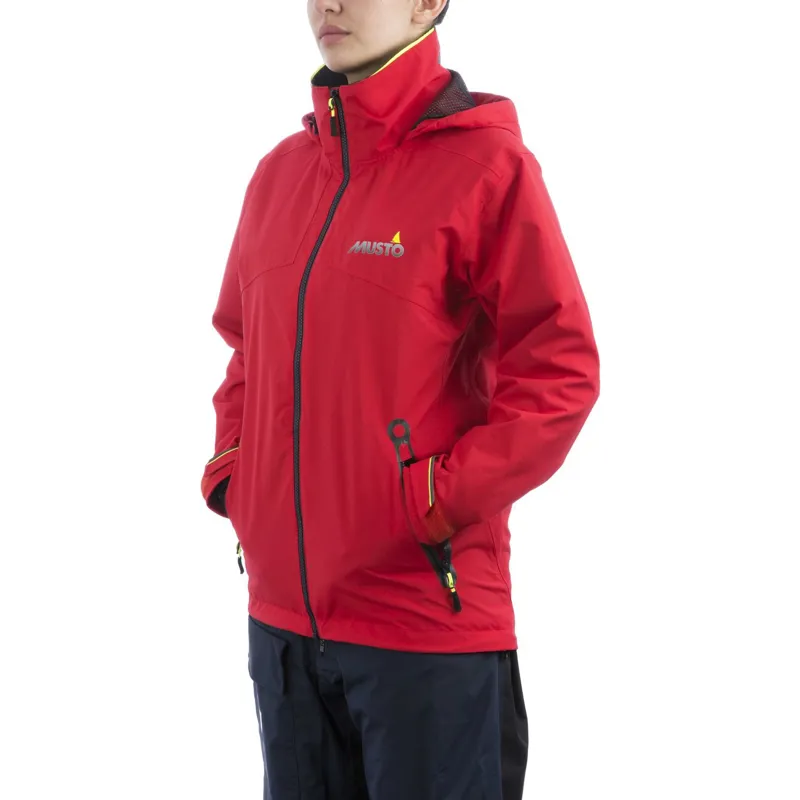 Musto BR1 Womens Inshore Jacket in Red-3