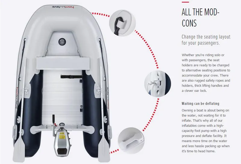 Honwave T40 AE3 4.0m Alu Floor+Air Keel-7