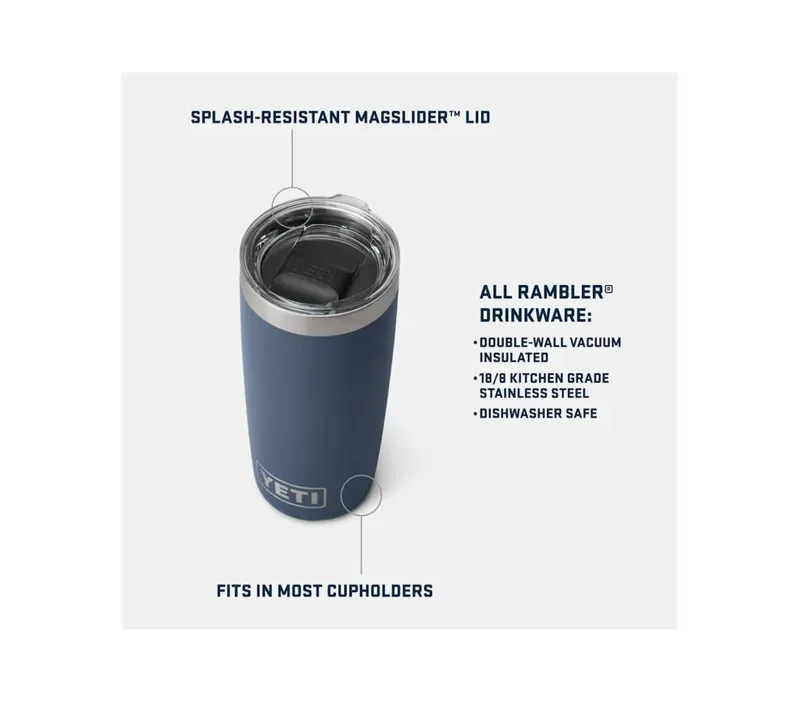 Yeti Rambler Tumbler 10oz Charcole-1