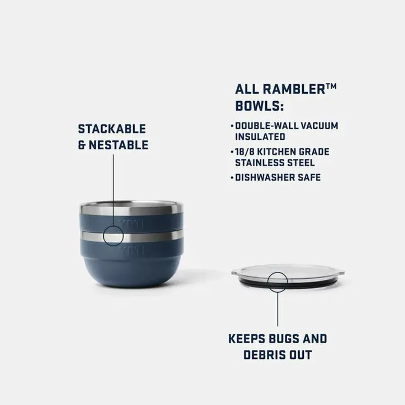 Yeti Rambler 2 Qt Bowl Navy-1