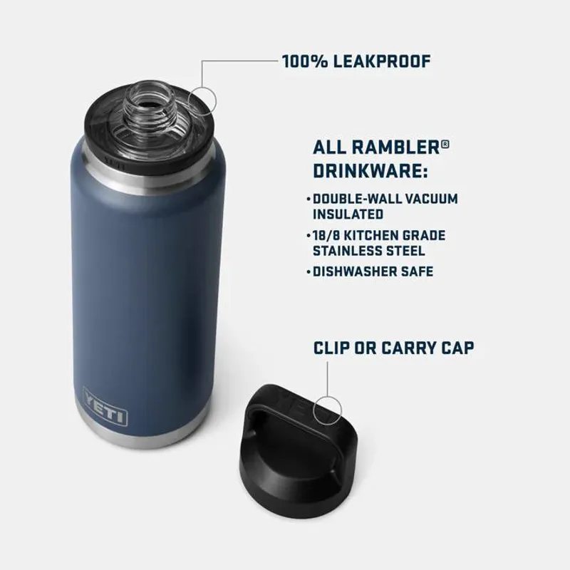 Yeti Rambler 36oz Bottle with Chug CapNavy-5