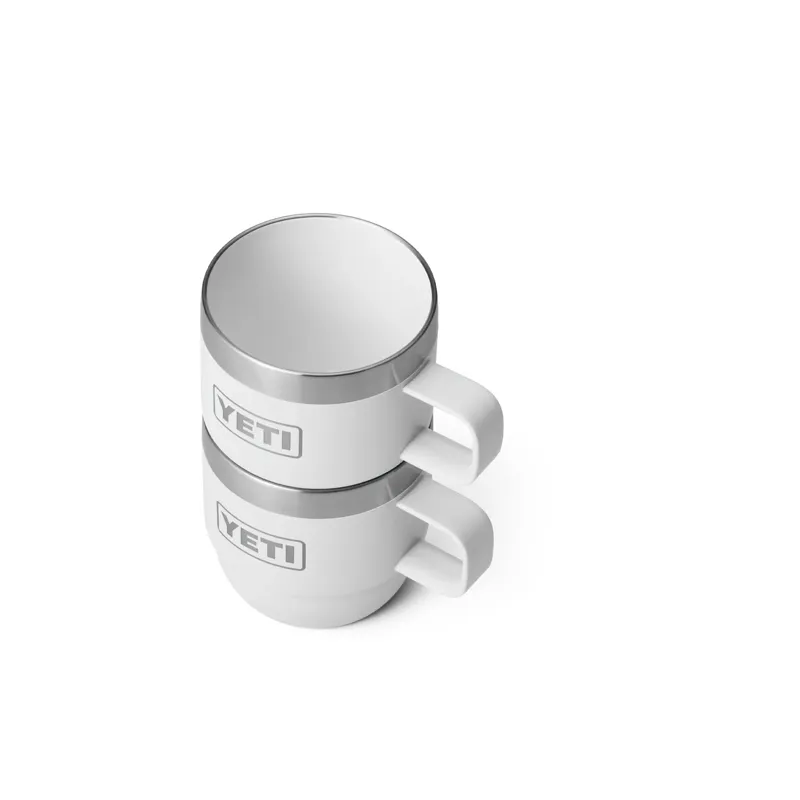 Yeti Rambler 6oz Ceramic Stackable Mugs White-1