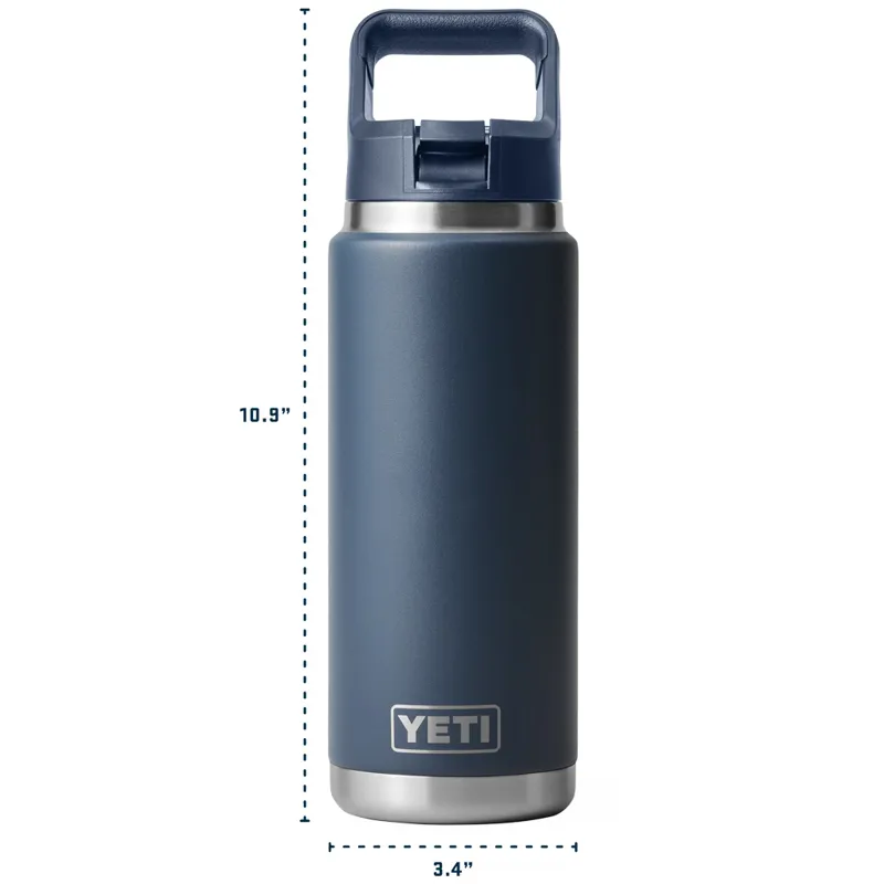 Yeti Rambler 26oz Straw Bottle Caper Taupe-4